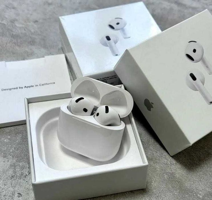 Беспроводные Топовые Наушники Airpods 4 +чехол