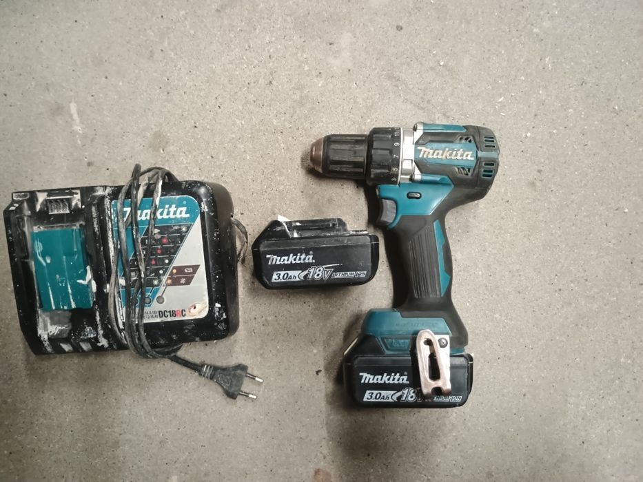 Wkrętarka Makita DDF 484 brzeszczotkowa komplet 18 V li-ion