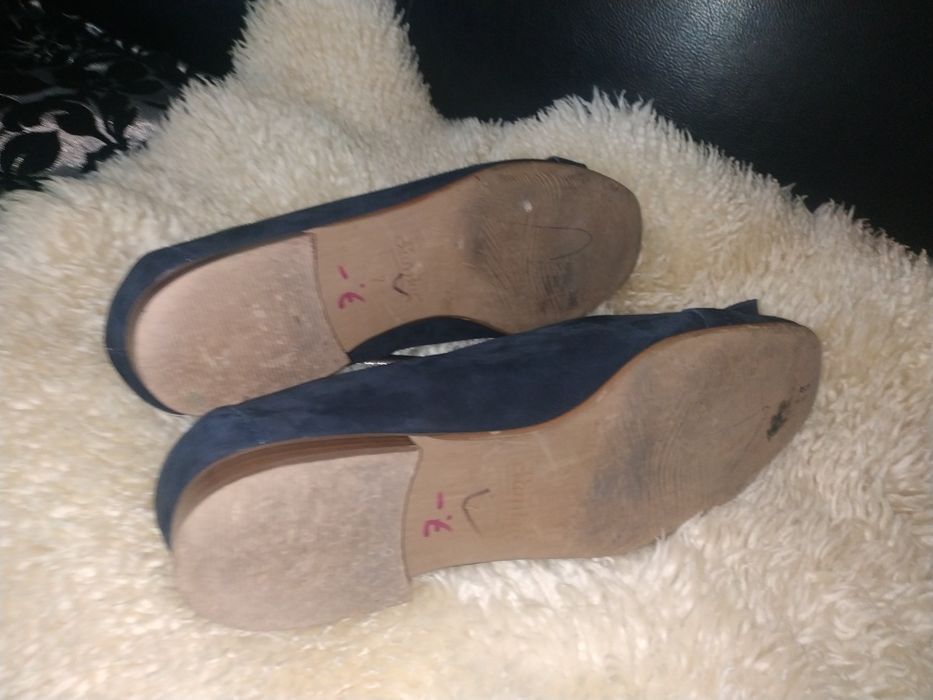 Semler балетки темно сині замша 41 р