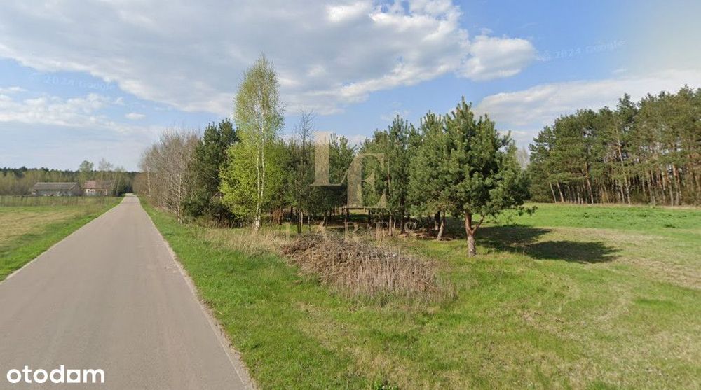 Działka budowlana 3300 m² w miejscowości Kury