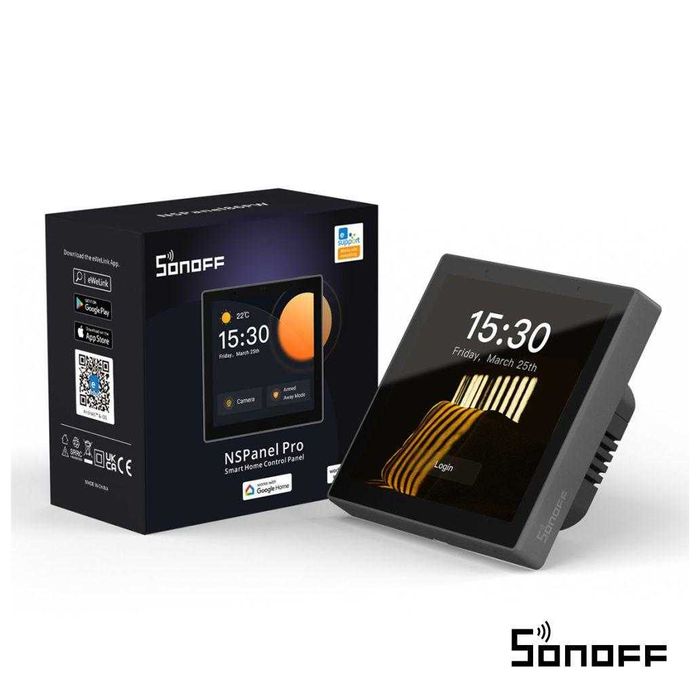[NOVO] Ecrã Táctil Inteligente Wi-Fi - Sonoff NSPanel (Preto e Branco)