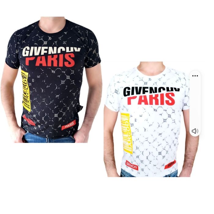 Koszulka T-Shirt  męski Givenchy Paris