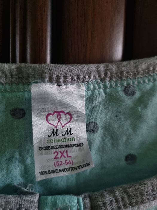 Koszula nocna na ramiaczkach MM Collection 2XL