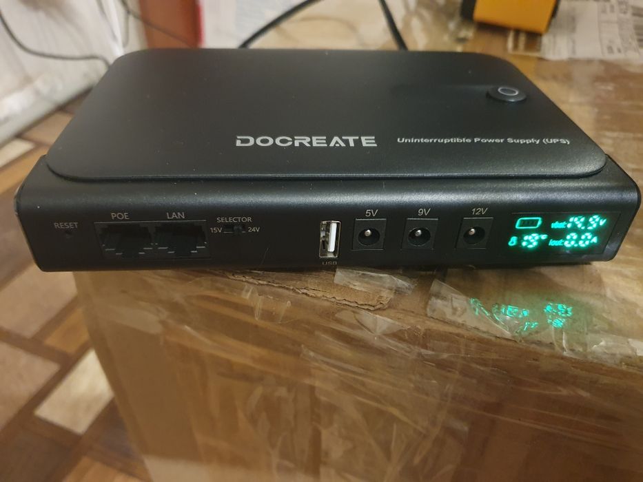 Джерело безперебійного живлення 36W роутера gpon mini ups, 5B,9В,12B