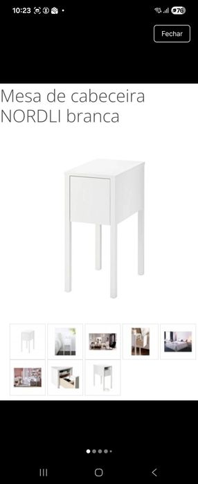 Mesas de cabeceira NORDLI