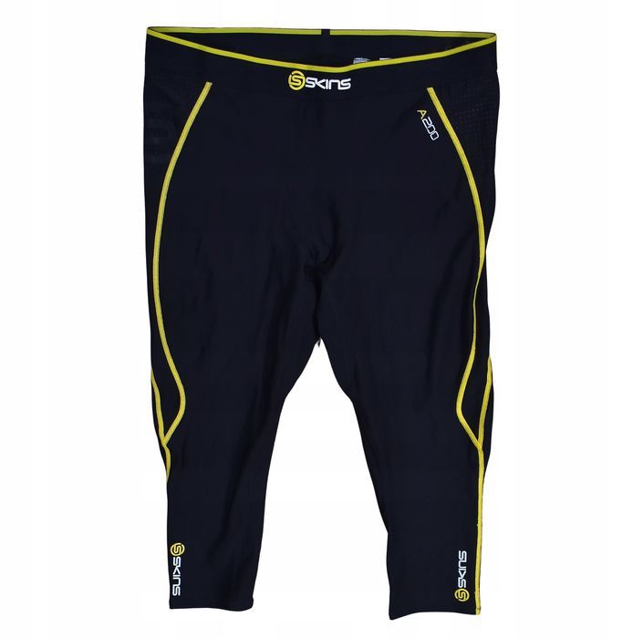 Skins Męskie Kompresyjne Legginsy 3/4 Xxl