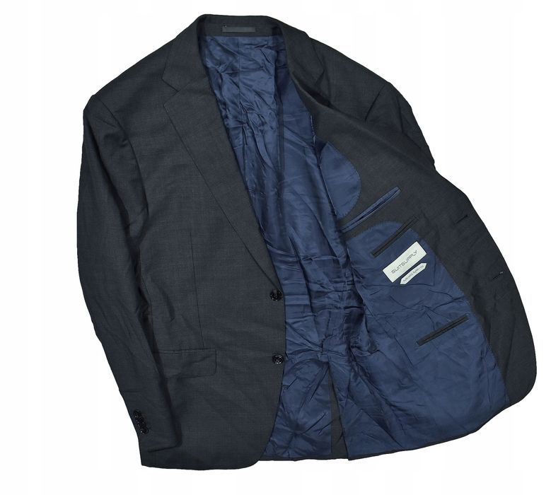 Suitsupply Napoli Wełniana Marynarka Męska 54 Pure Wool Super 110