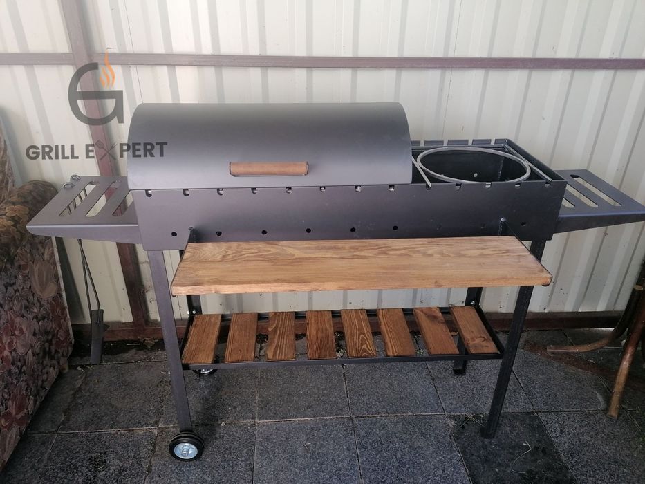 Переносний металевий мангал  5 мм на 13 шампурів Наложка