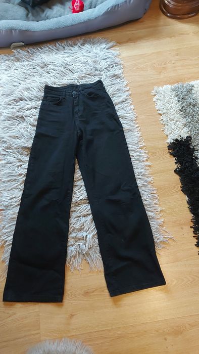 Spodnie jeansowe baggy xs