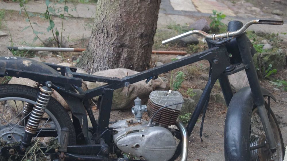 WSK rama silnik koła amortyzatory lagi błotniki kierownica lampa oryg