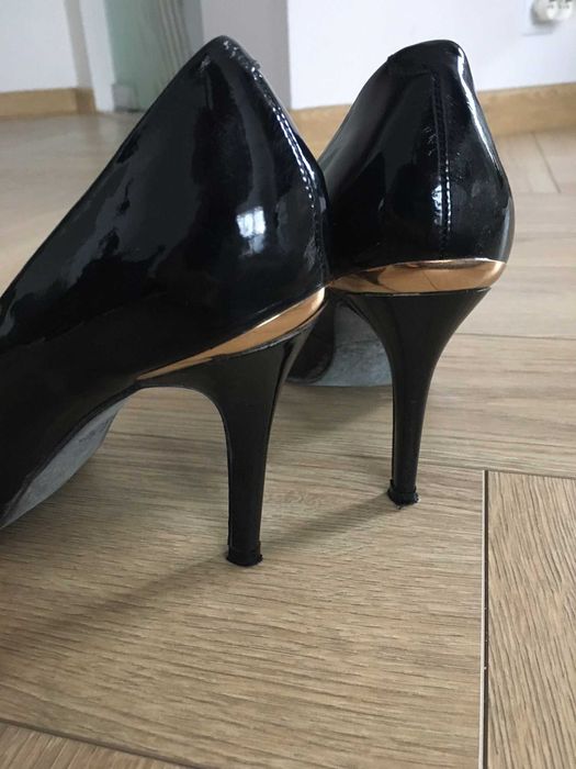 Szpilki czarne 10cm