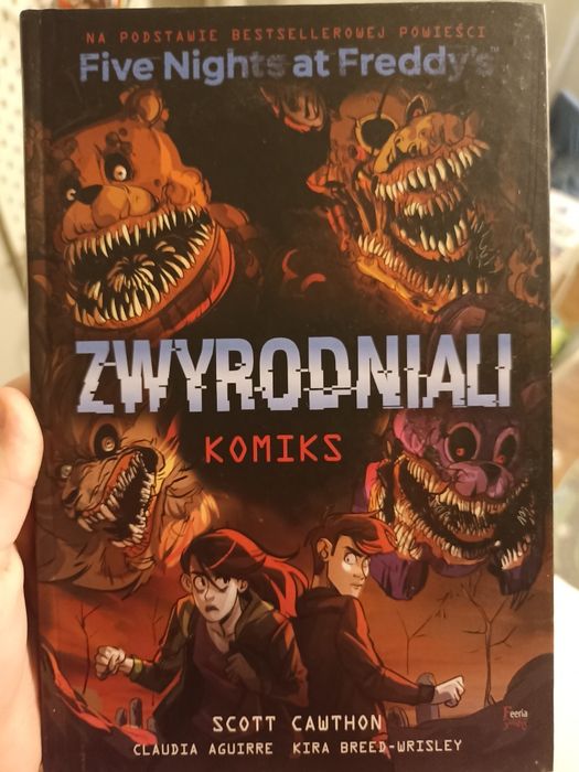 Komiks "zwyrodniali" z trylogii komiksu "Five Nights at Freddy's"