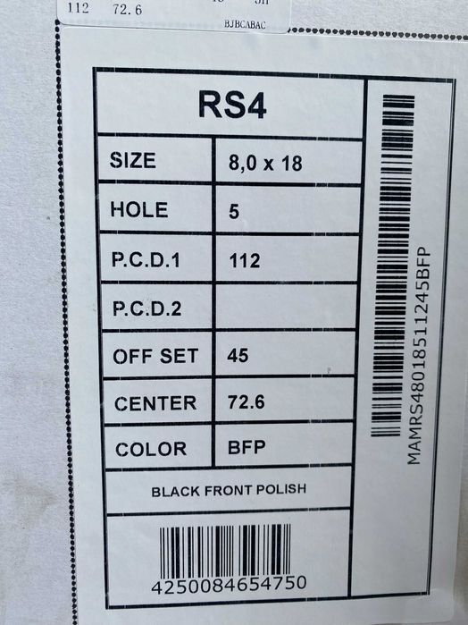 Alufelgi 18 5x112 Et45 Audi A3 A4 A5 A6 A7 Q3 Q5 S3 S4 S5 RS3 RS4 TT