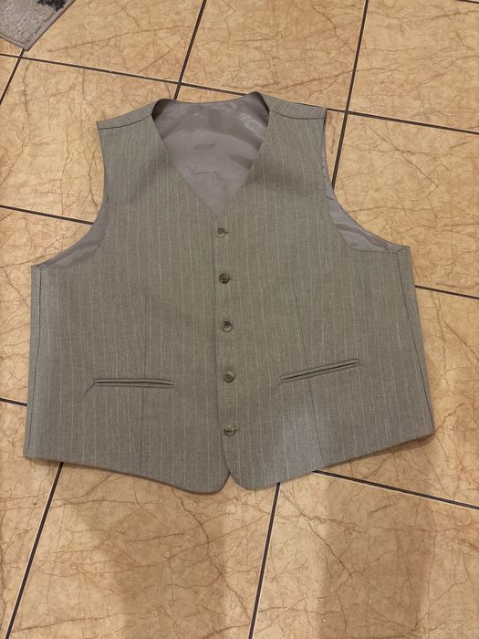 Kamizelka garniturowa męska