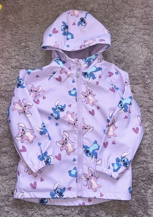Nieprzemakalna kurtka dziewczęca Stitch