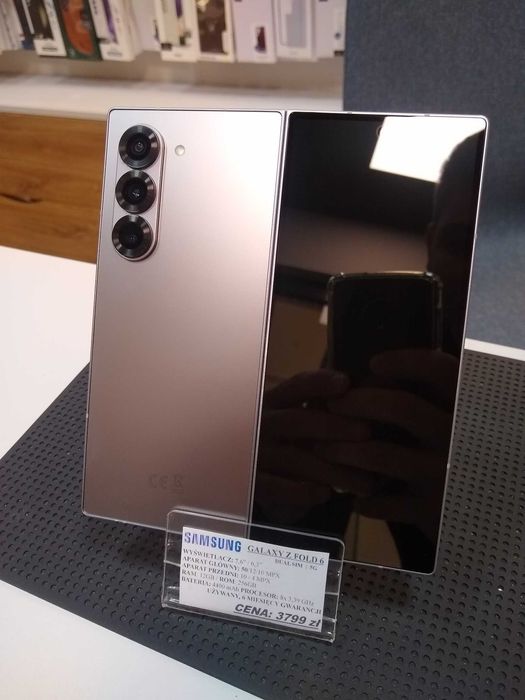 Samsung Galaxy Z Fold 6 12/256 GB JAK NOWY! / GWARANCJA!