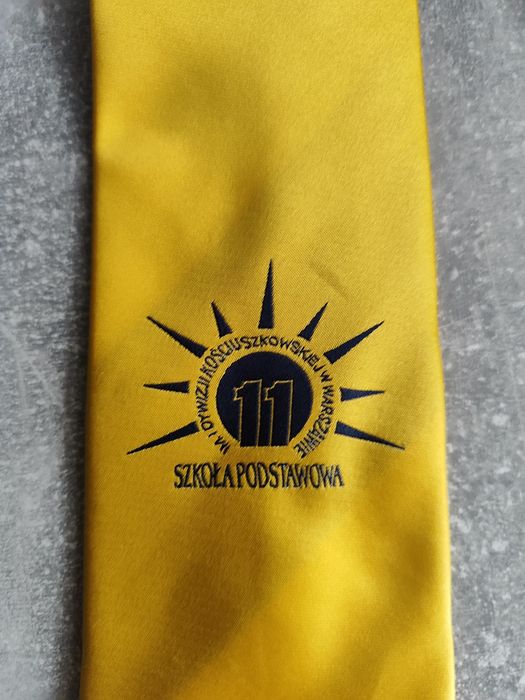 Krawat szkoły SP 11 w Warszawie dla klas 1-3