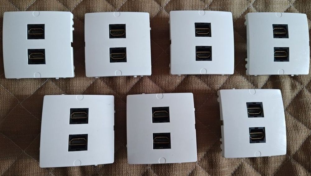 Розетки HDMI двойные HDMI разъем вход двойной SIMON PL-1329