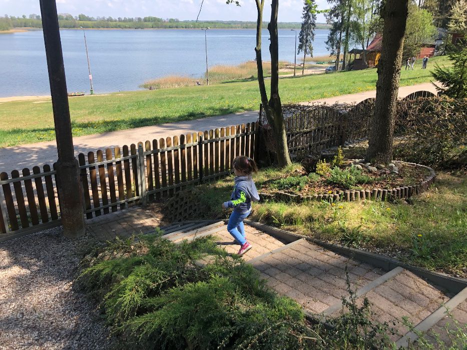 Domek widok na jezioro , Warmia i Mazury prywatny pomost rower wodny