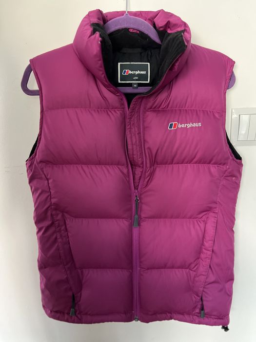 BERGHAUS kamizelka puchowa M 38 zimowa ciepła róż