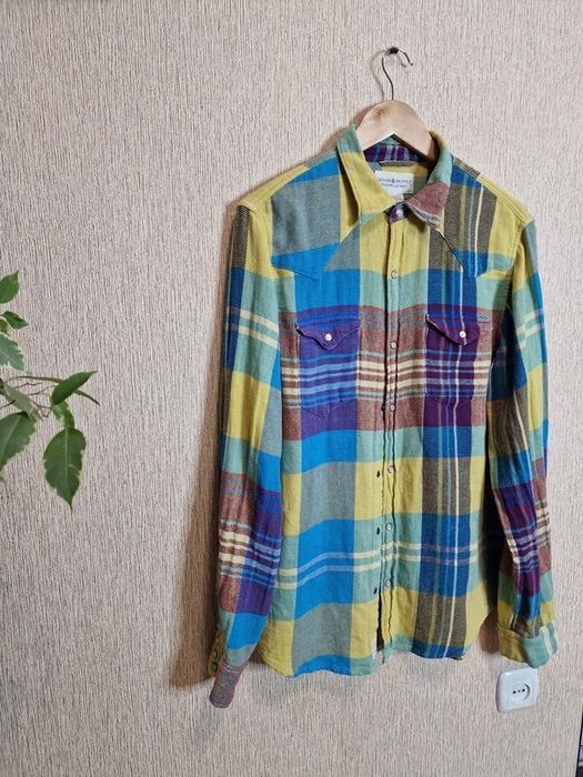 вінтажна рубашка, сорочка denim & supply ralph lauren