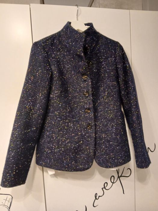 Komplet żakiet i spódnica Tatuum roz.38  granatowy  bardzo ciepły!