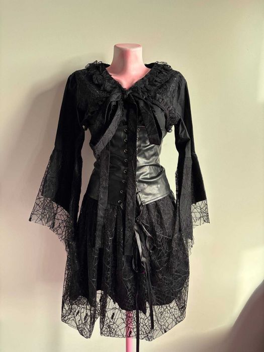 Готична сукня з корсетом, розмір M-L