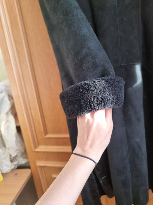 Дублянка жіноча, натуральна замша