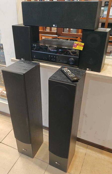 (5359/25)Świetny zestaw Yamaha RX-V483 + głośniki Pure Accoustic AV799