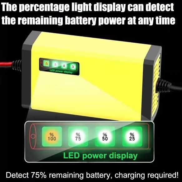 Prostownik - ładowarka do akumulatora 12V - uniwersalny - NOWY
