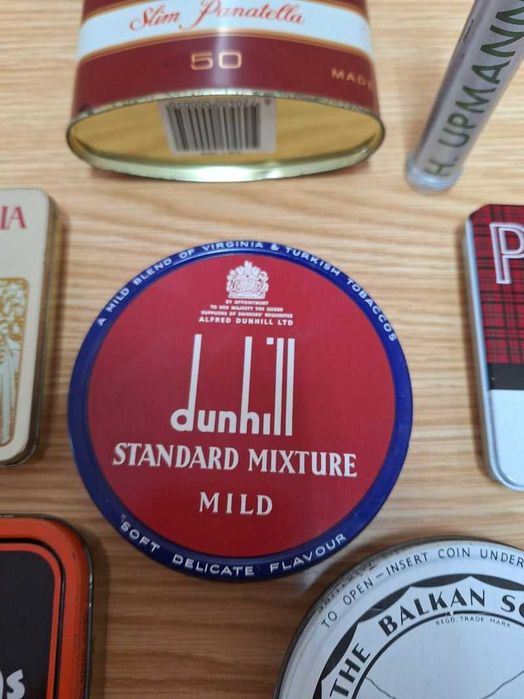 Lote de 10 Latas de Tabaco, vazias, de coleção-Antigas