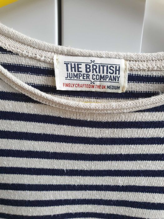 Bluzka sweter w paski The British Jumper Company M 38