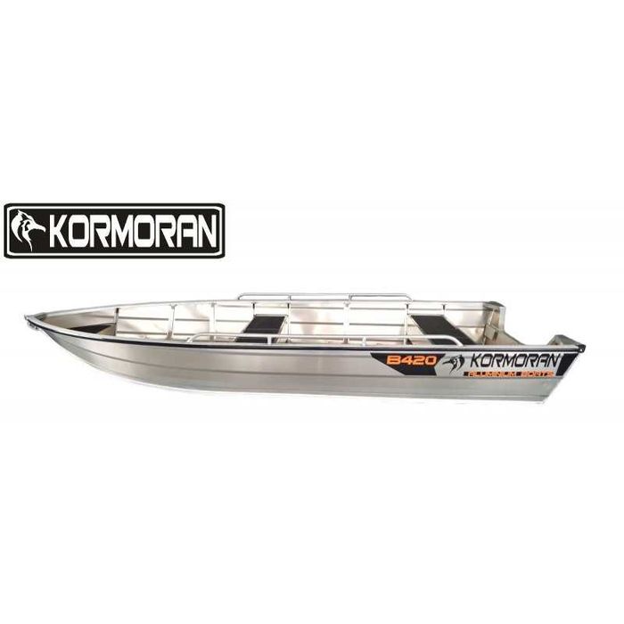 Łódź Aluminiowa B420S Kormoran Łódka MOTOROWA wędkarska 4,2 420
