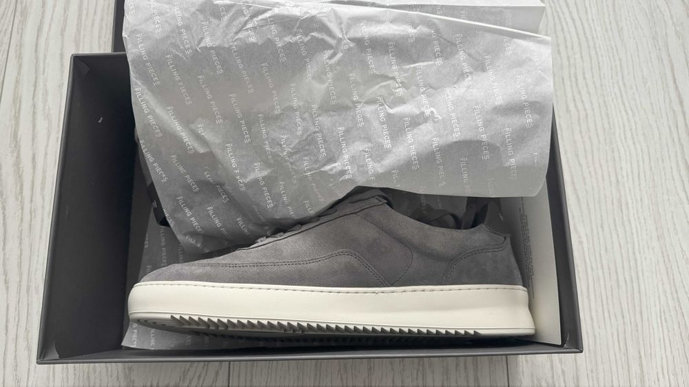 Buty Filling Pieces Mondo Organic Suede Grey