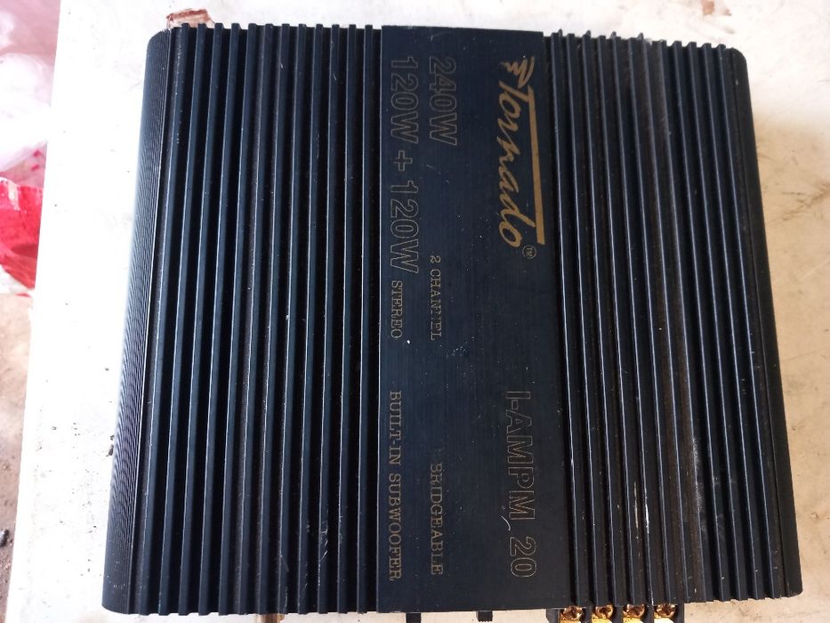 Amplificador do caro 240W Tornado