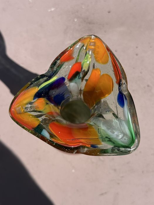 Wazon szklany kolorowy Sękacz z HSG Ząbkowice