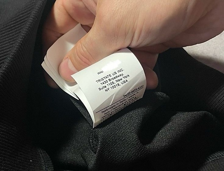 Nylon pocket C.p sweatshirt black