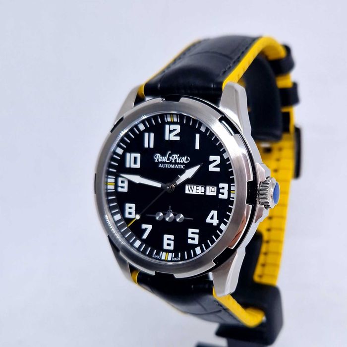 Paul Picot Pilot 42mm Black Black P2053.SGN.9111.3314-B