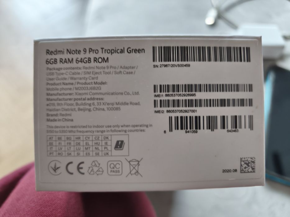 Xiaomi Redmi Note 9 Pro Green 6/64GB