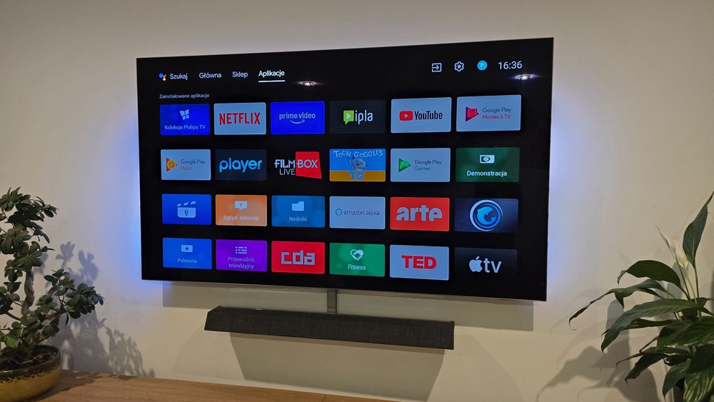 Telewizor OLED Philips 65OLED934 soundbar B&W