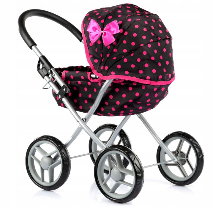 Wózek Dla Lalek Dla Dzieci Składany Daszek Lekki Stabilny Lalki