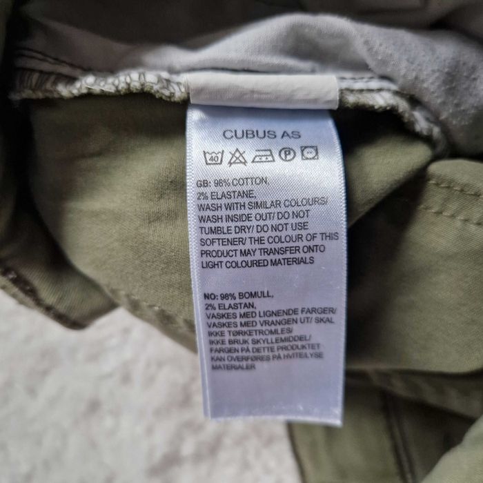 Spodnie damskie jeansowe cargo khaki CUBUS  r. S