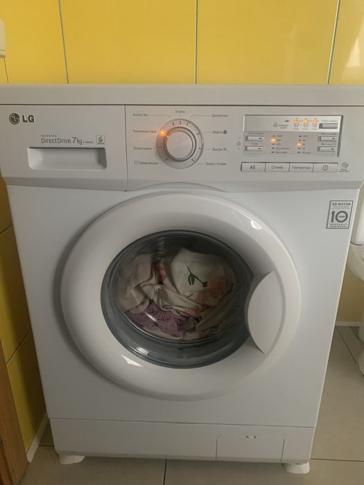 Пральна машина бу (7кг) LG повногабаритна