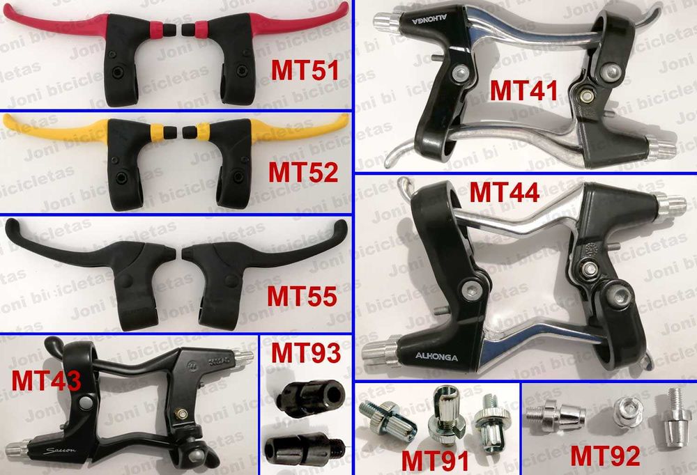 Peças de travões cantilever de bicicleta