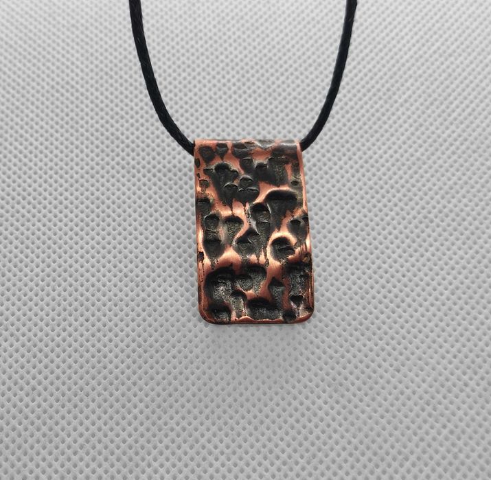 Wisiorek miedziany - ręcznie wykonany