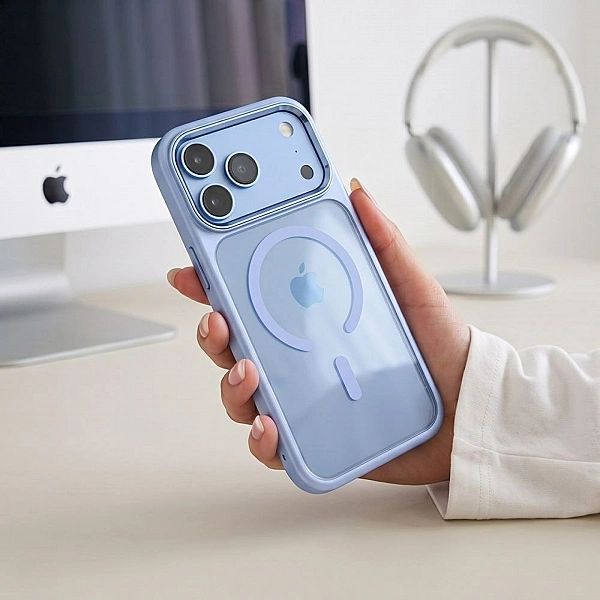 Tech-Protect Magmat Magsafe Cc Iphone 17 Pro / 18 Pro Light Blue/Clear
