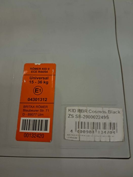 Fotelik samochodowy Britax Romet Kid II 15-36 kg