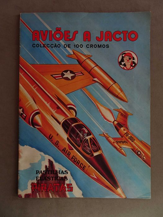 Caderneta de cromos completa Aviões a Jacto - Pastilhas Pirata
