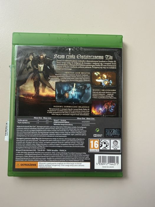 Gra Diablo Reaper of Souls Xbox Oneultimate evil edition stan idealny