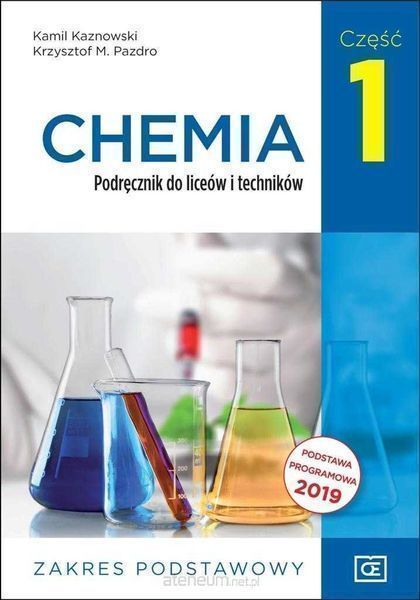 Chemia 1 podręcznik Zakres Podstawowy PAZDRO